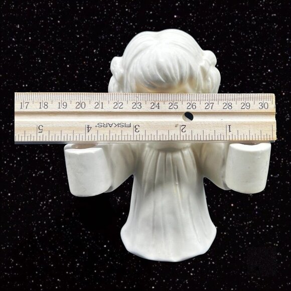 Vintage Made in Japan Girl Candle Holder CandleStick Ceramic 5”T 4.5”T - Picture 6 of 9